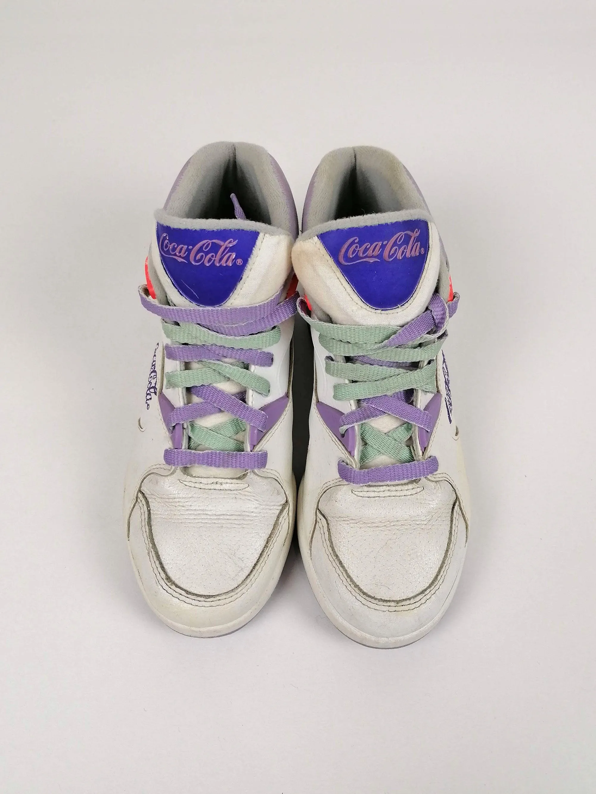 1990 Coca Cola Retro Sneakers Hi-Tops - size EU 38 / US 7.5 / UK 5