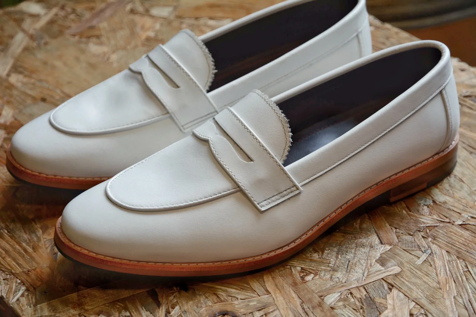 509 Women Penny Loafer MattWhite