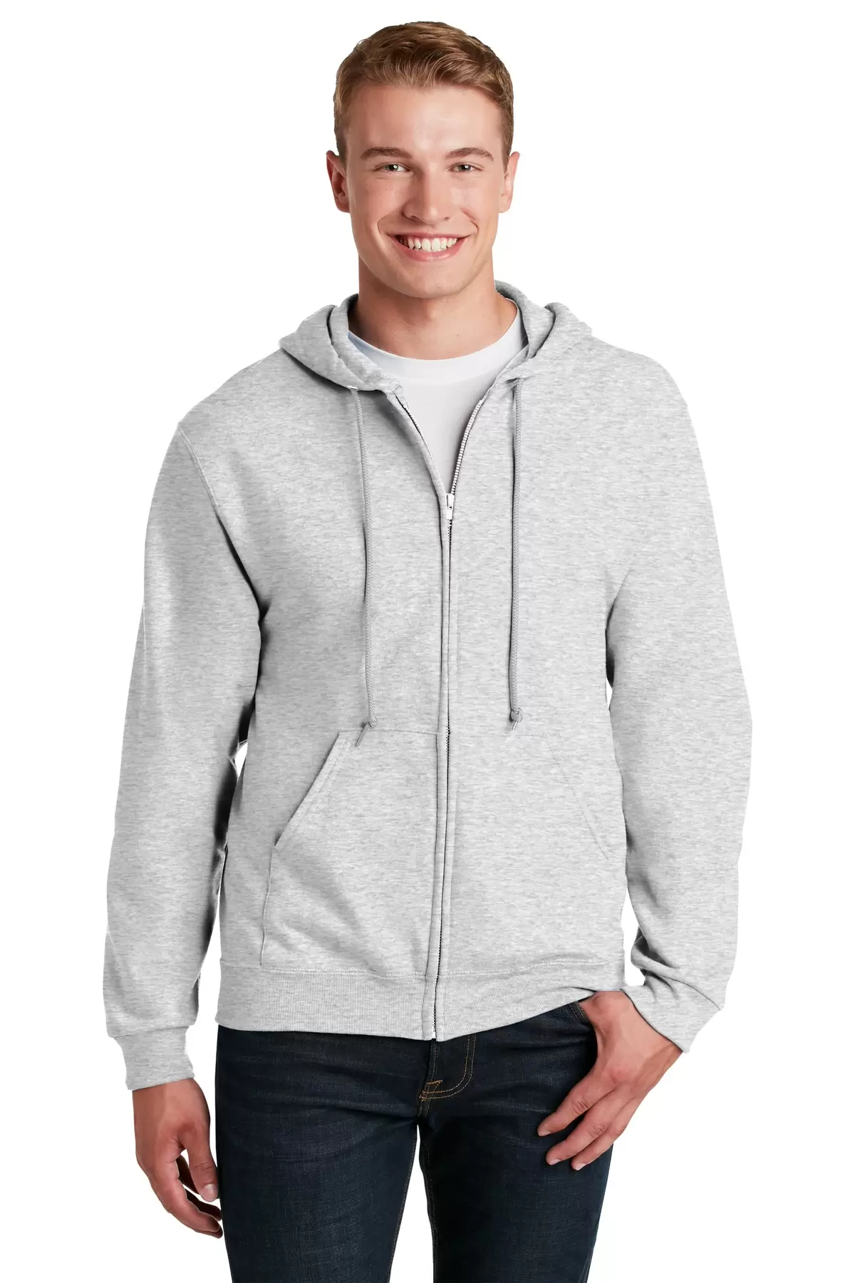 993 Jerzees 8 oz. NuBlend® 50/50 Full-Zip Hood SKU: 993