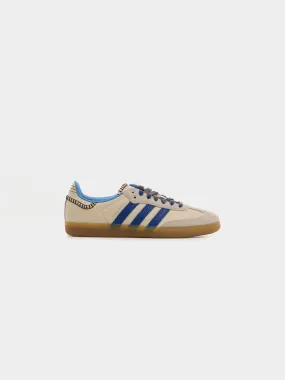 adidas x WB Nylon Samba, Cream / Blue