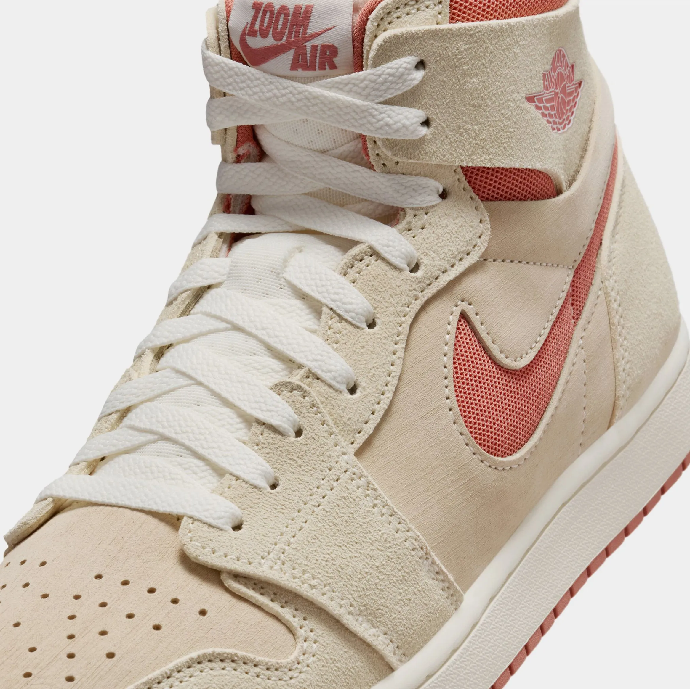 Air Jordan 1 Zoom CMFT 2 Mens Basketball Shoes (Sail/Terra Blush/Burnt Sunrise/Sail)