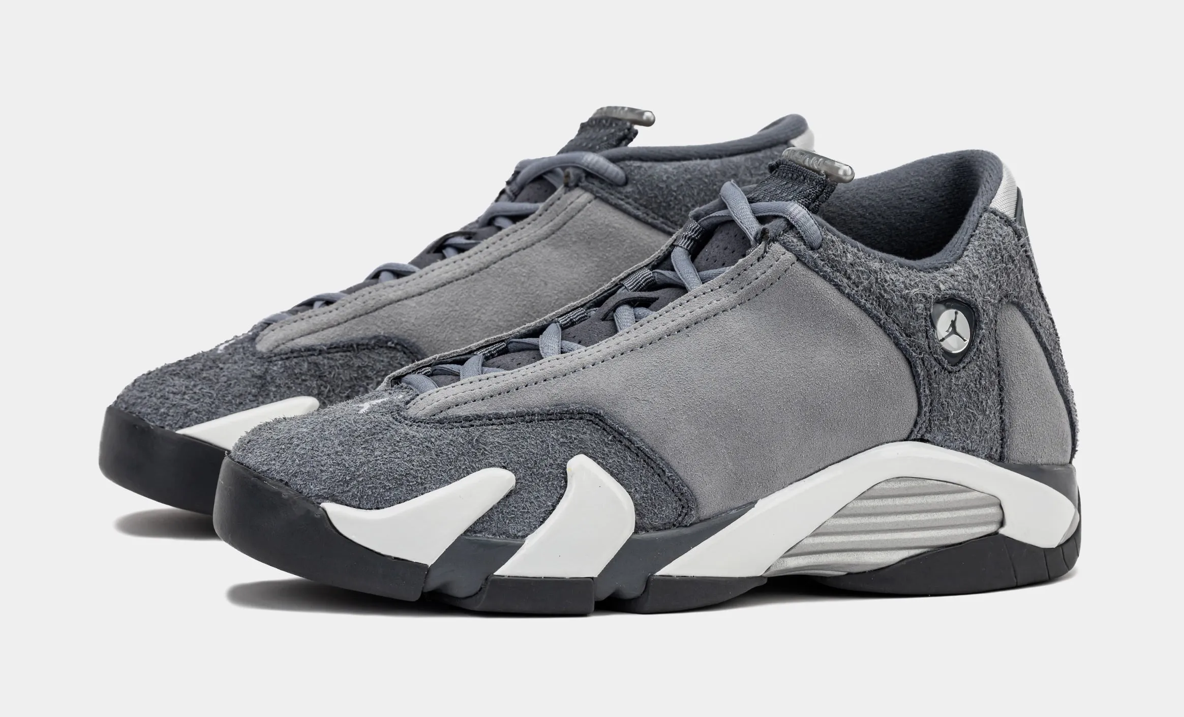 Air Jordan 14 Retro Flint Grey Grade School Lifestyle Shoes (Flint Grey/Stealth White)