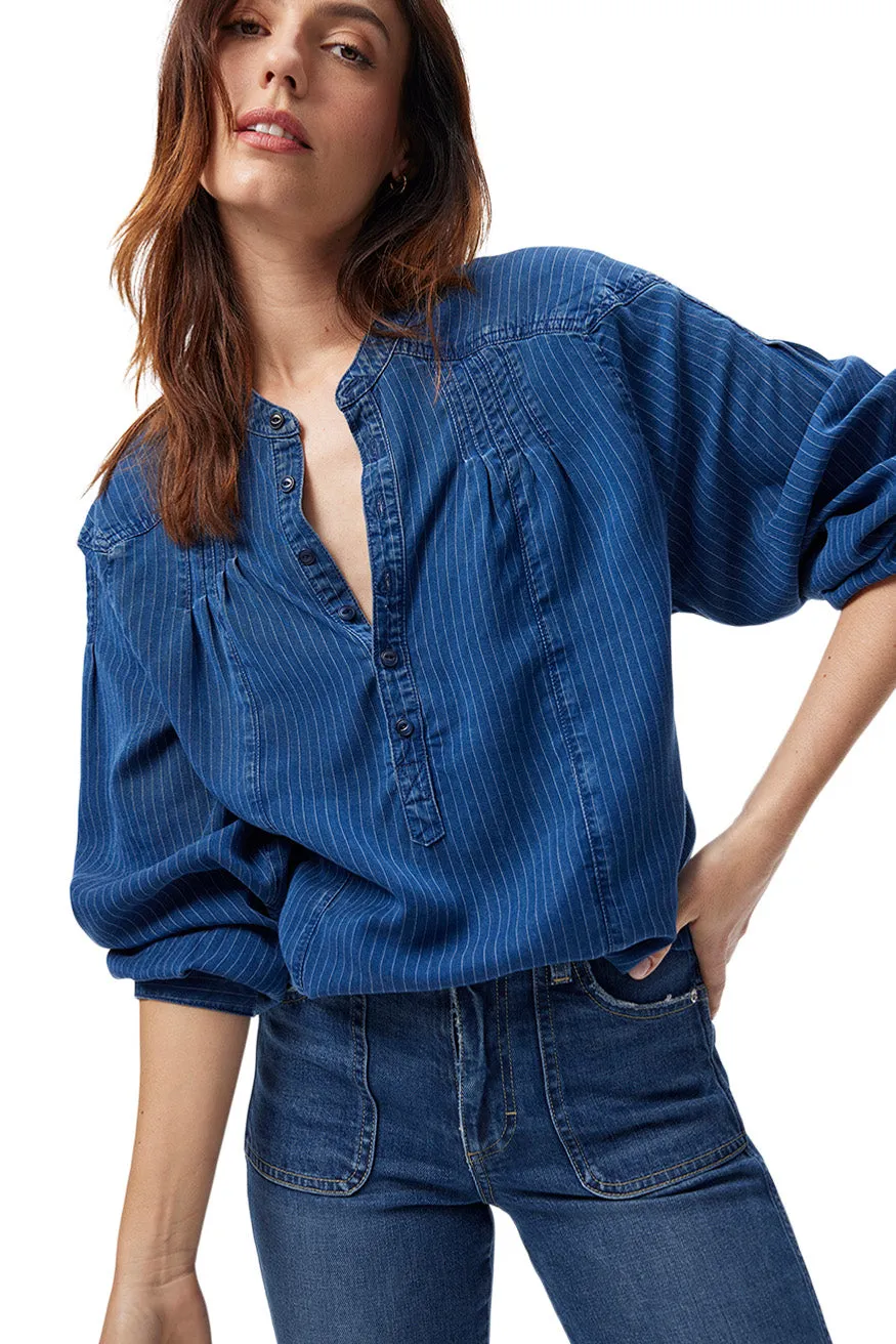 AMO Denim Helena Shirt in Indigo