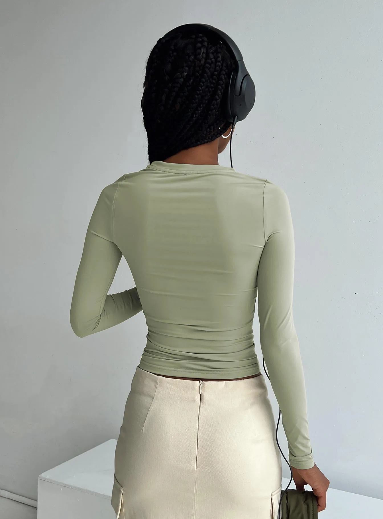 Arnim Long Sleeve Top Green