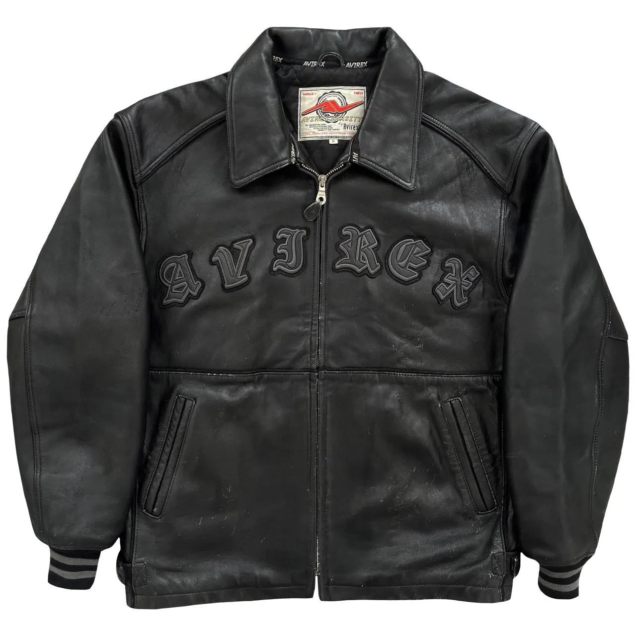 Avirex Leather Varsity Jacket