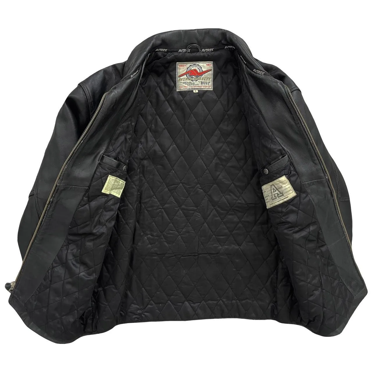 Avirex Leather Varsity Jacket