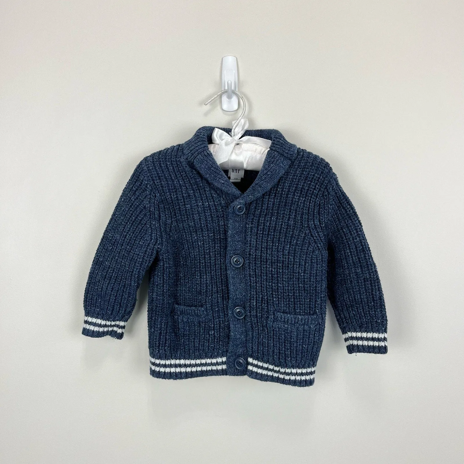 Baby Gap Shawl Collar Cardigan 12-18 Months