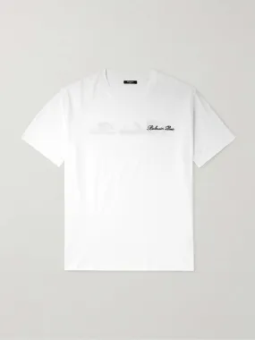 BALMAIN  |Cotton Short Sleeves Logo Luxury T-Shirts