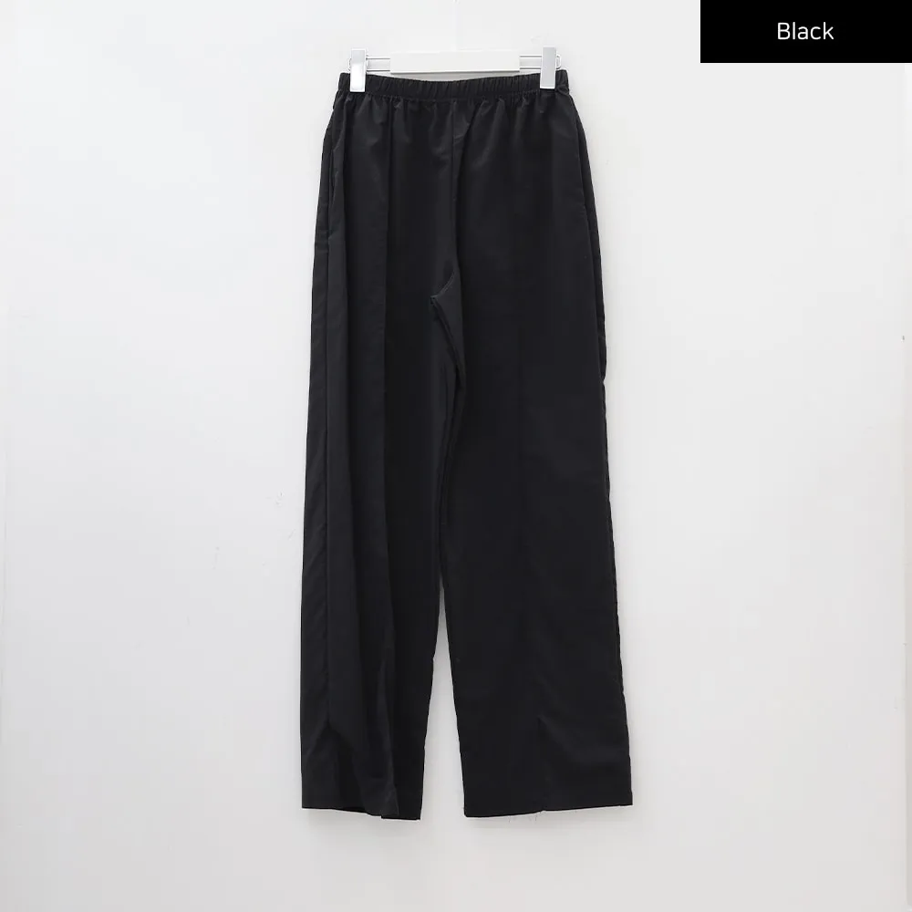 Banded Wide Leg Pants CA15