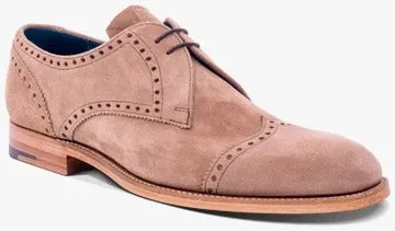 Barker Matlock Derby Brogue Shoe - Palude Suede