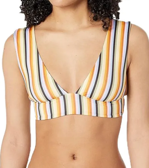 BILLABONG Postcards from Parad Costume da bagno bikini a righe con stampa floreale tropicale C3ST21 BIP2 1220 Multicolore