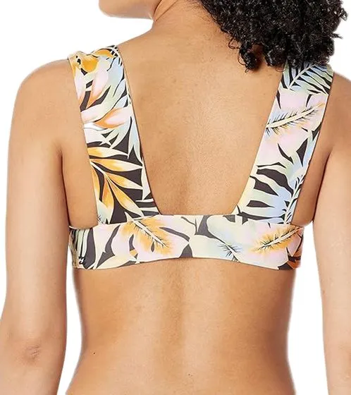 BILLABONG Postcards from Parad Costume da bagno bikini a righe con stampa floreale tropicale C3ST21 BIP2 1220 Multicolore