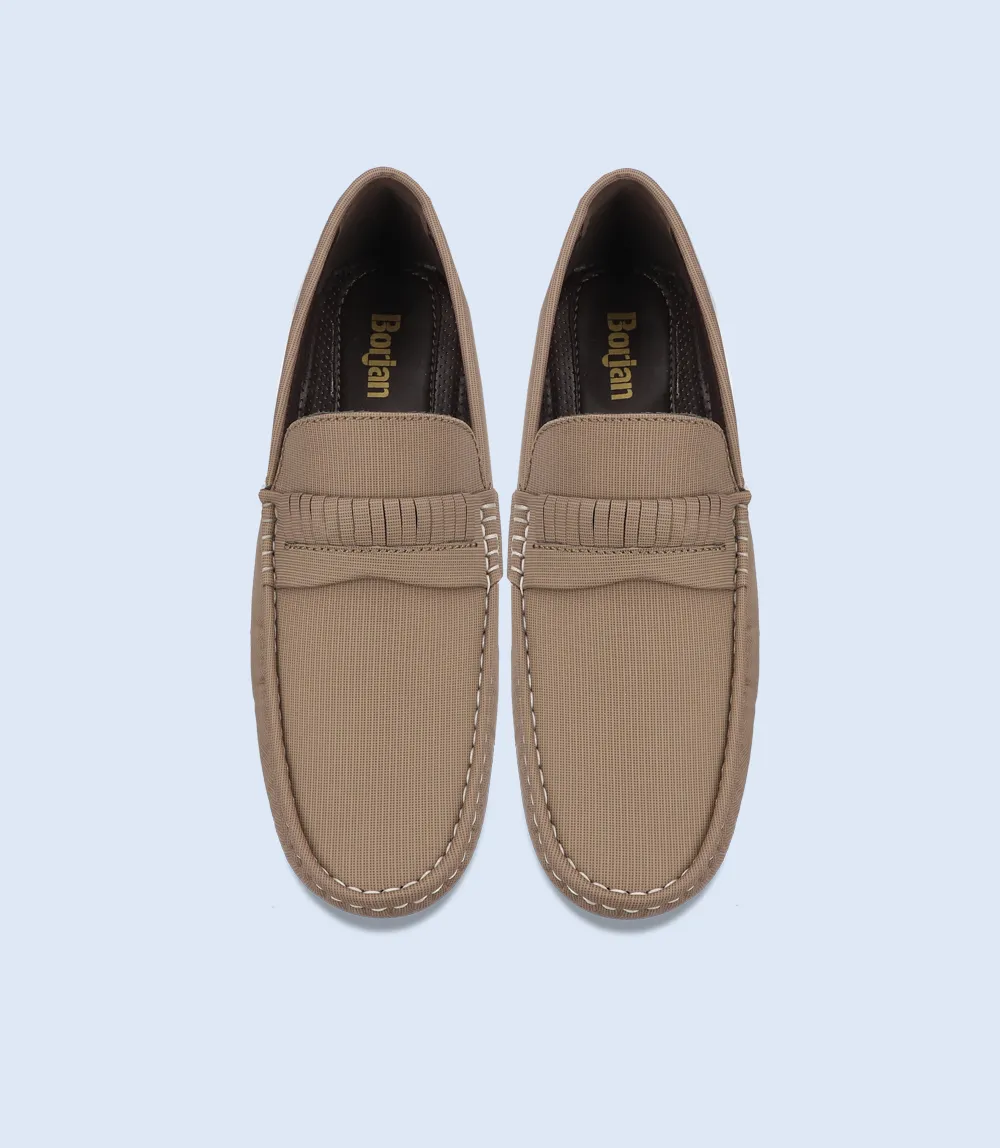 BM5221-OLIVE-Men Driving Moccasins