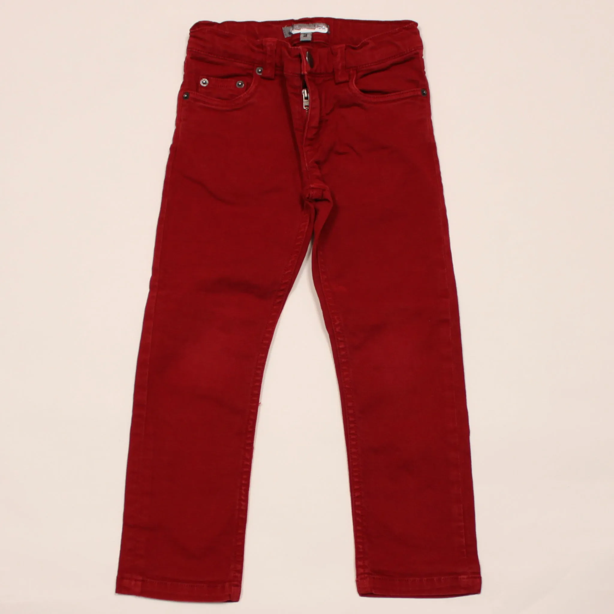 Bonpoint Red Denim Jeans: 4 Years