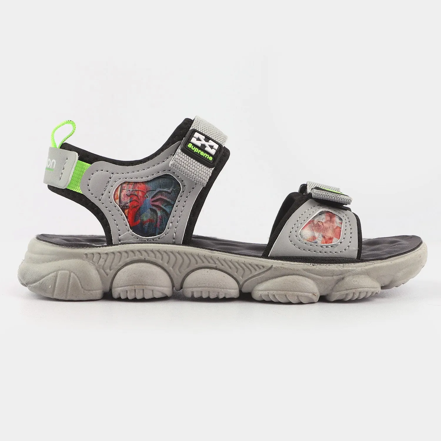 Boys Sandal B2024-7-GREY