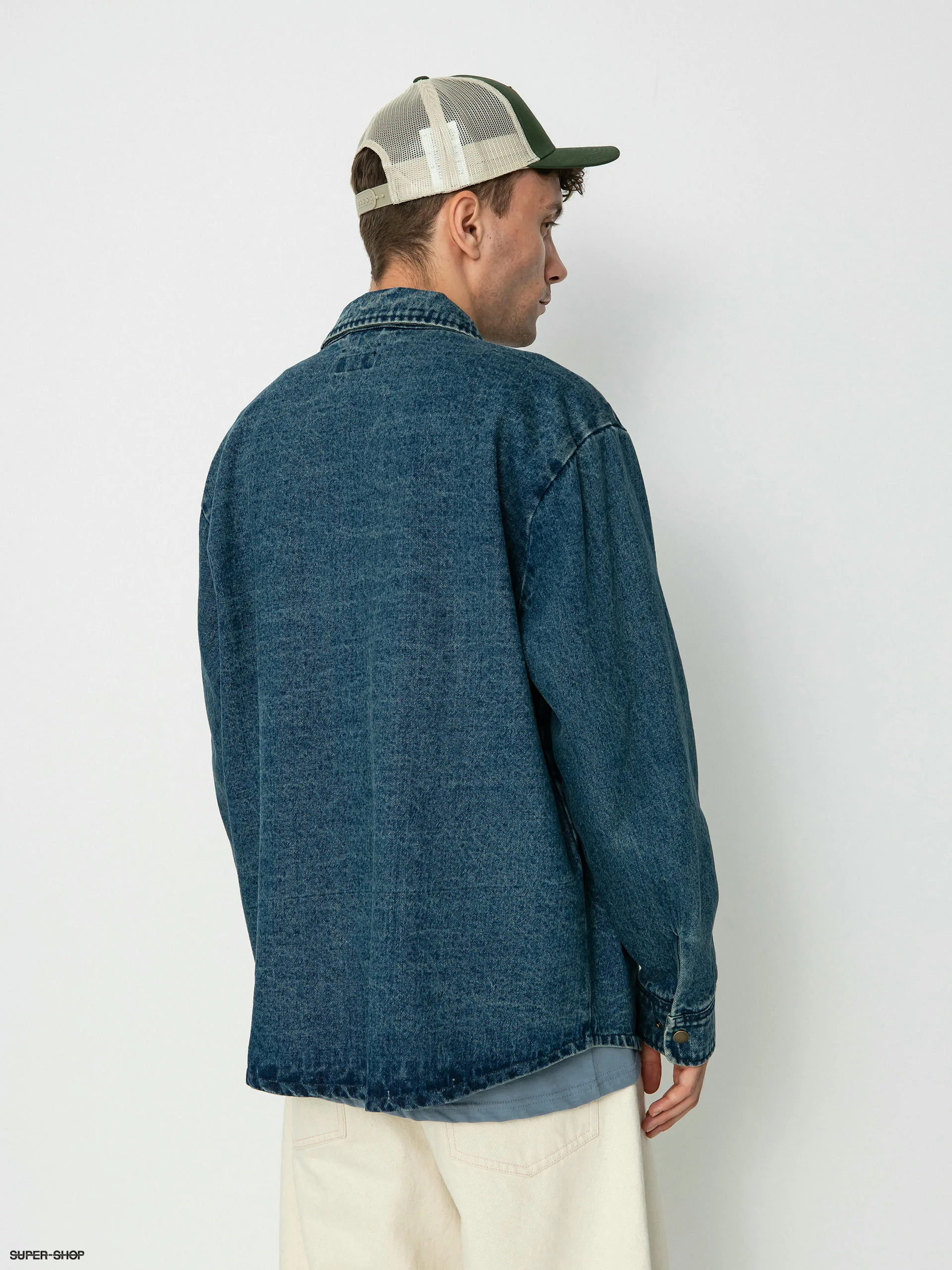 Brixton Durham Jacket (medium wash indigo)