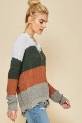 Colorblock Sweater