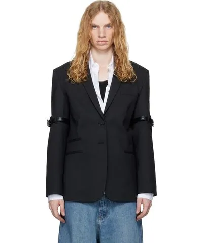 Coperni Black Hybrid Oversized Blazer