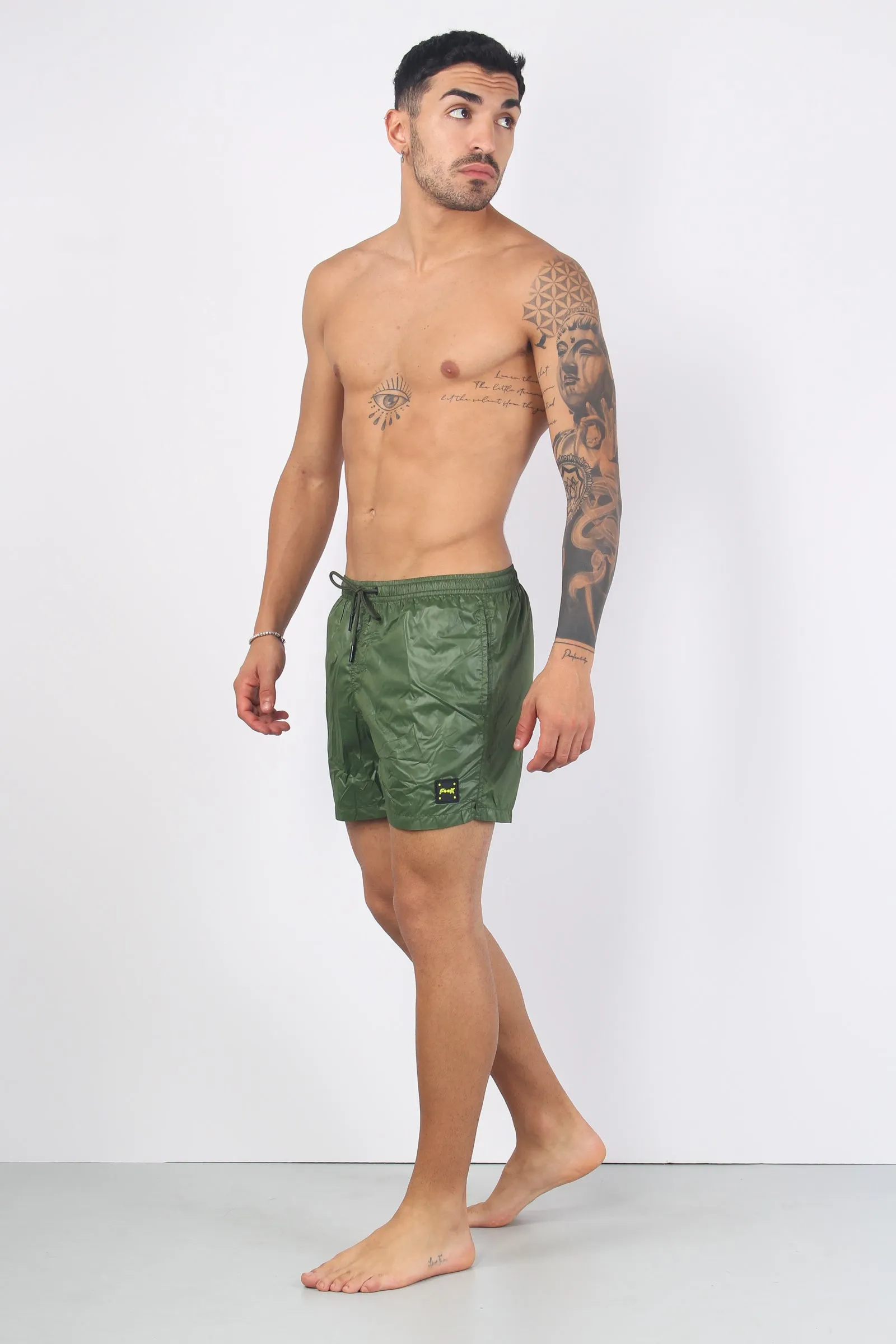 Costume Boxer Lucido Militare