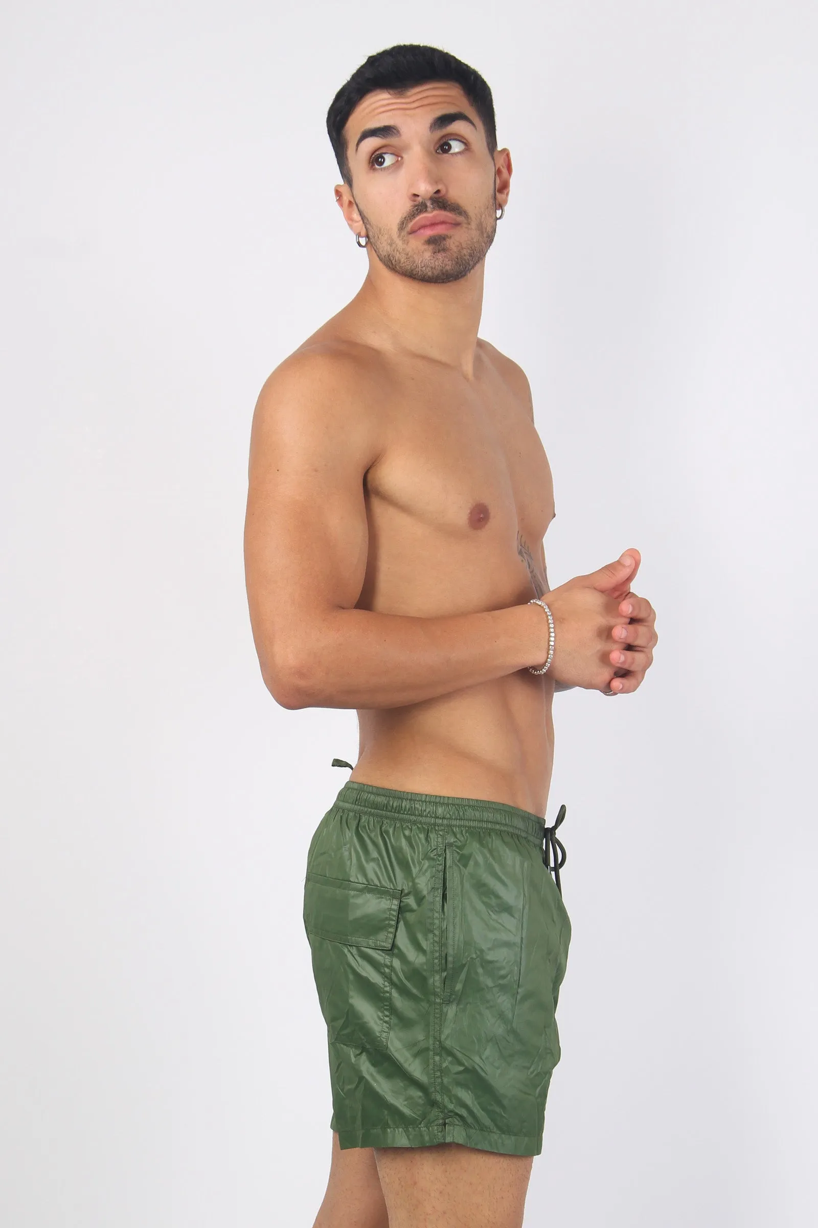 Costume Boxer Lucido Militare