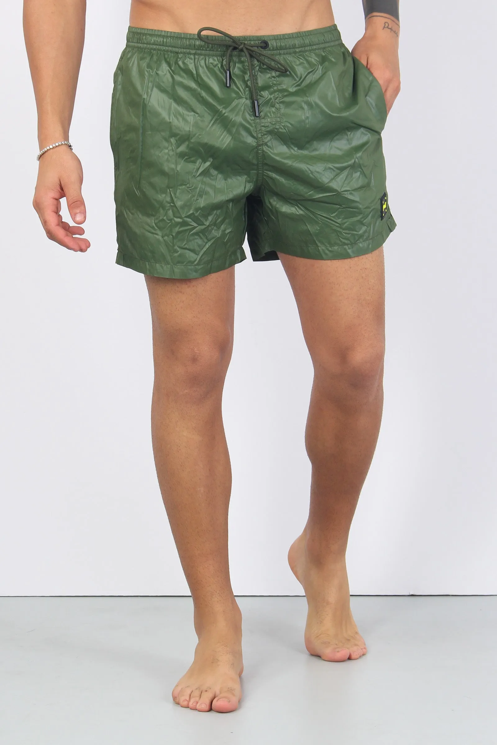 Costume Boxer Lucido Militare