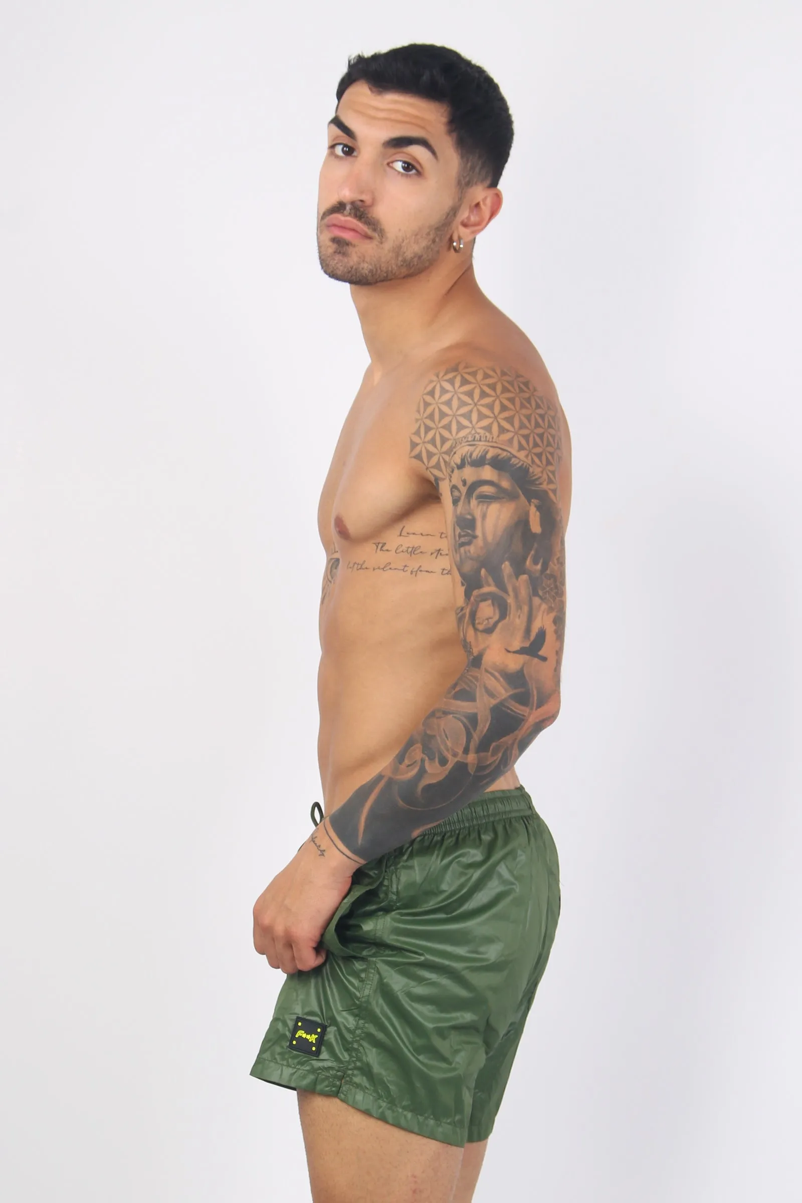 Costume Boxer Lucido Militare