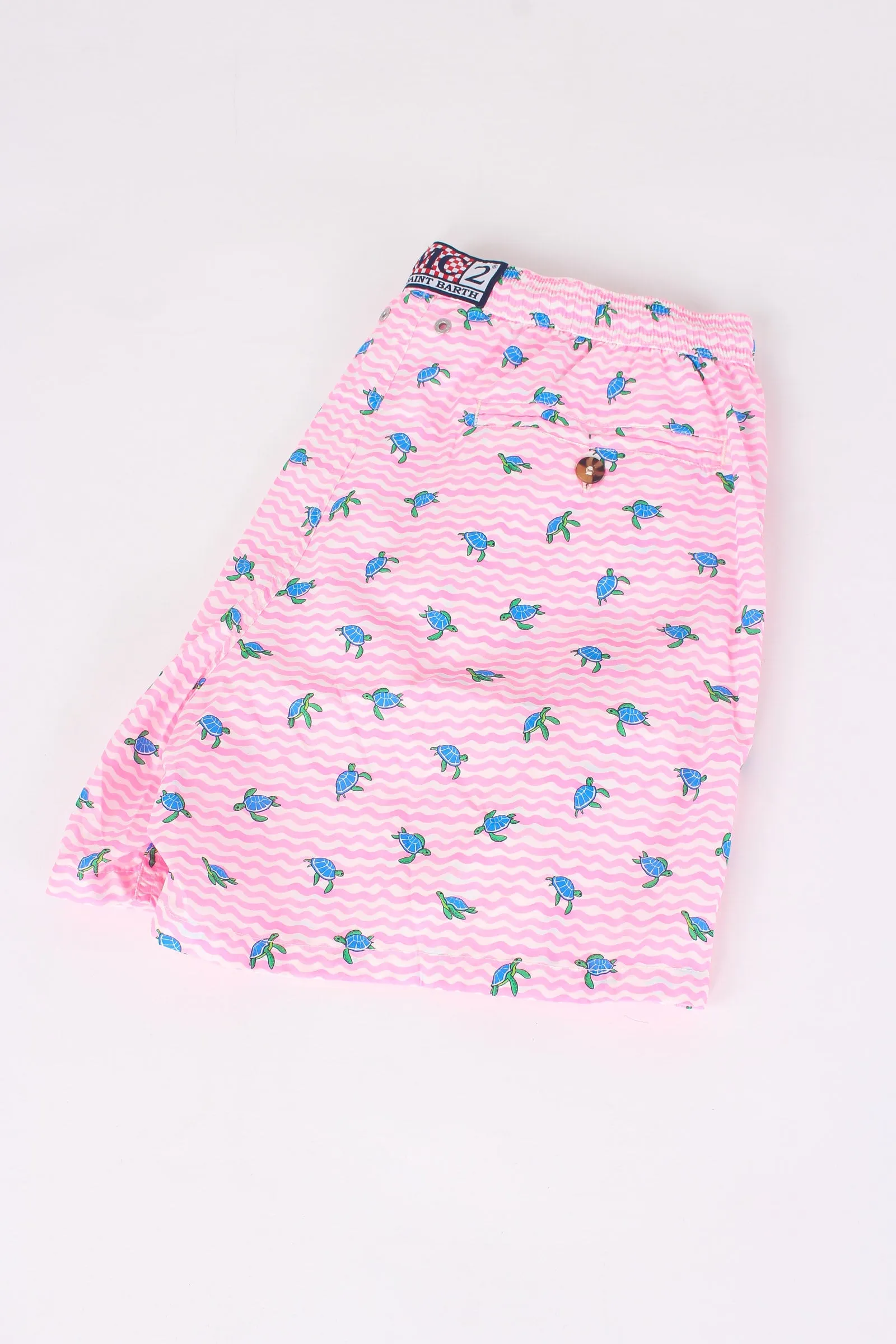 Costume Pantalone Fantasia Rosa/turtle