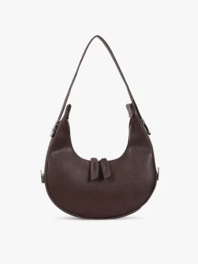 CRESCENT SOLID HANDBAG