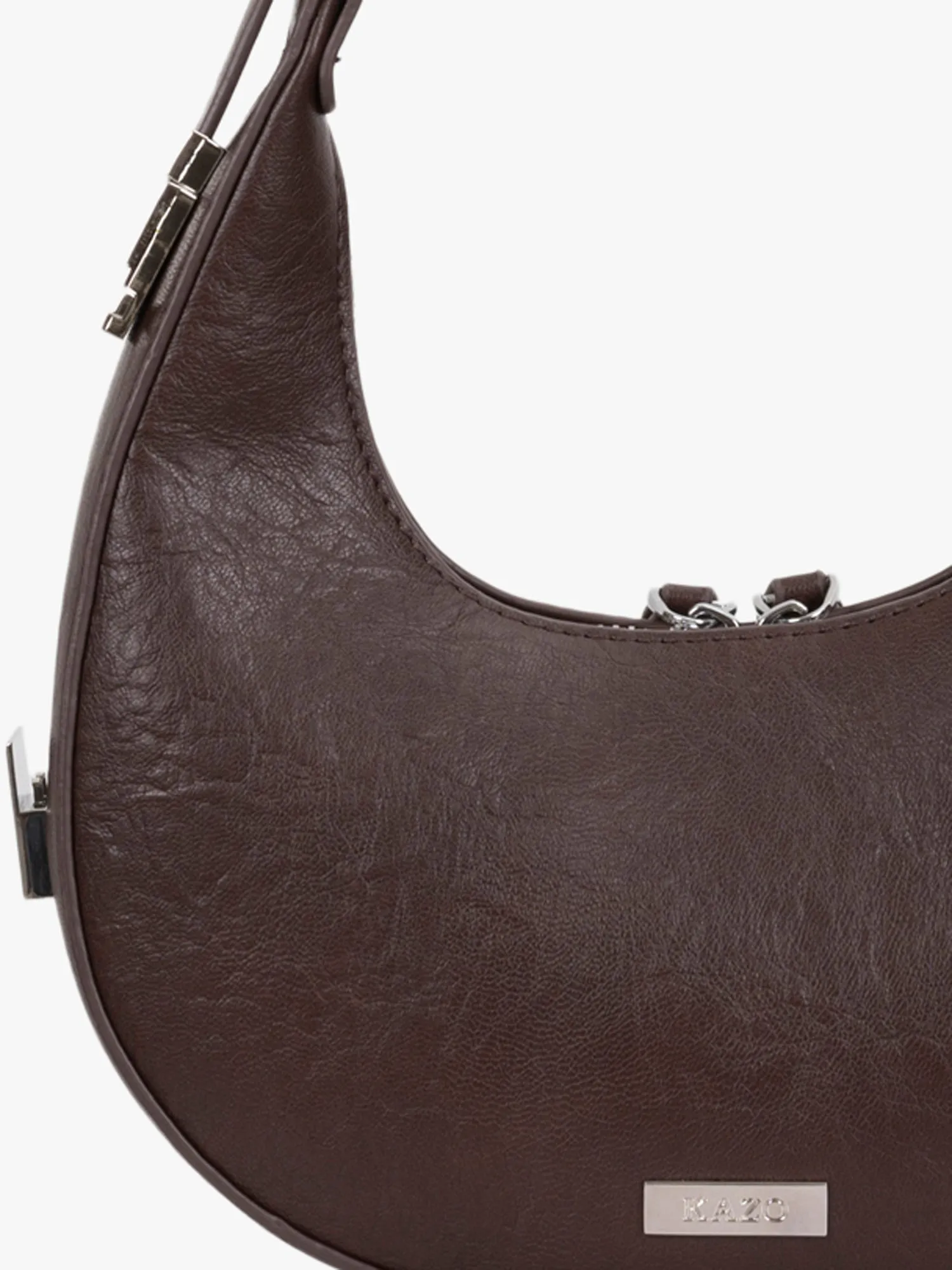 CRESCENT SOLID HANDBAG