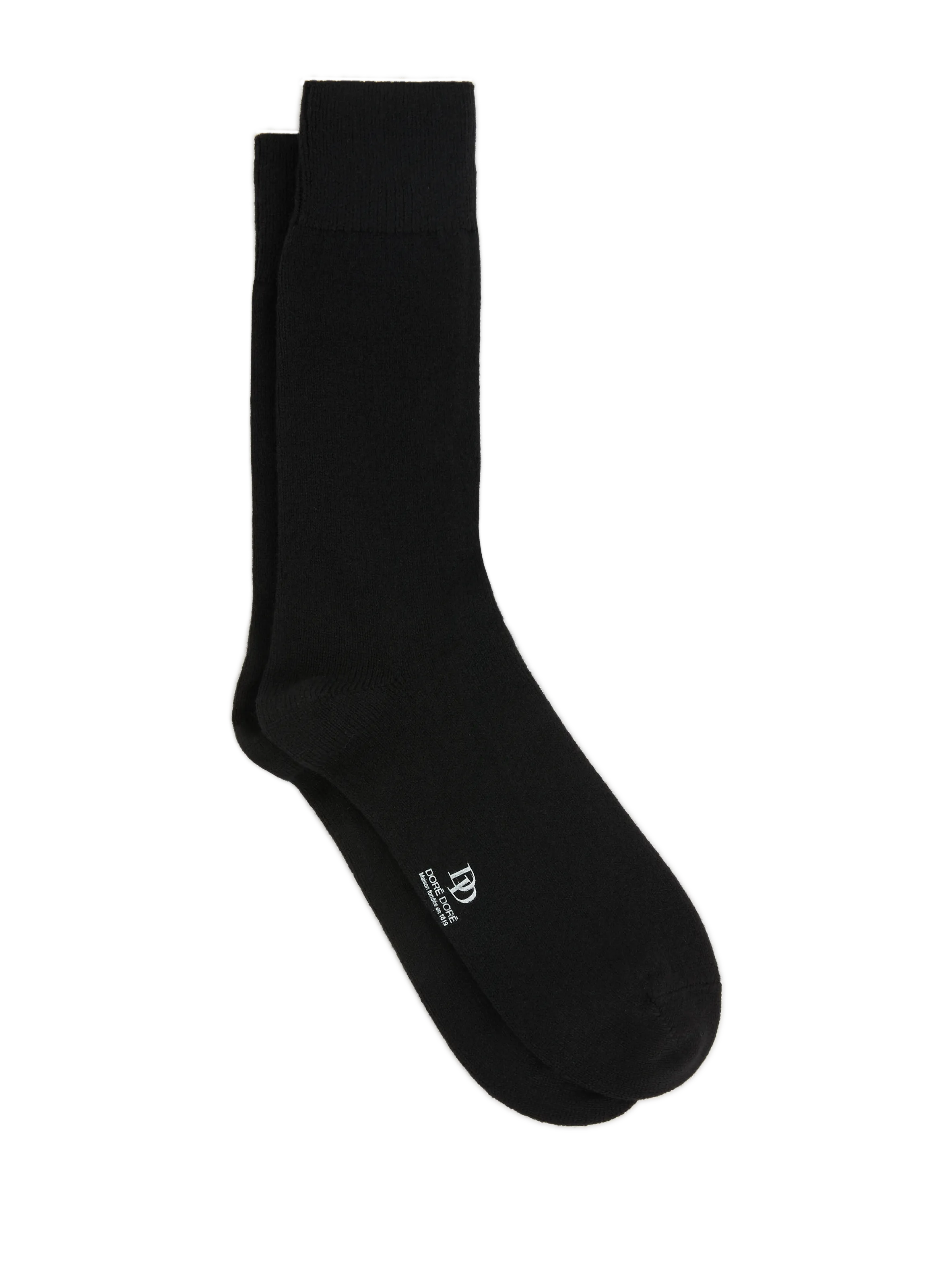 DORÉ DORÉ  Cotton over the knee socks  - Black