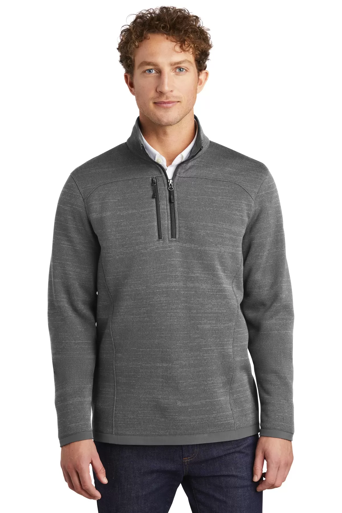 Eddie Bauer EB254     Sweater Fleece 1/4-Zip SKU: EB254