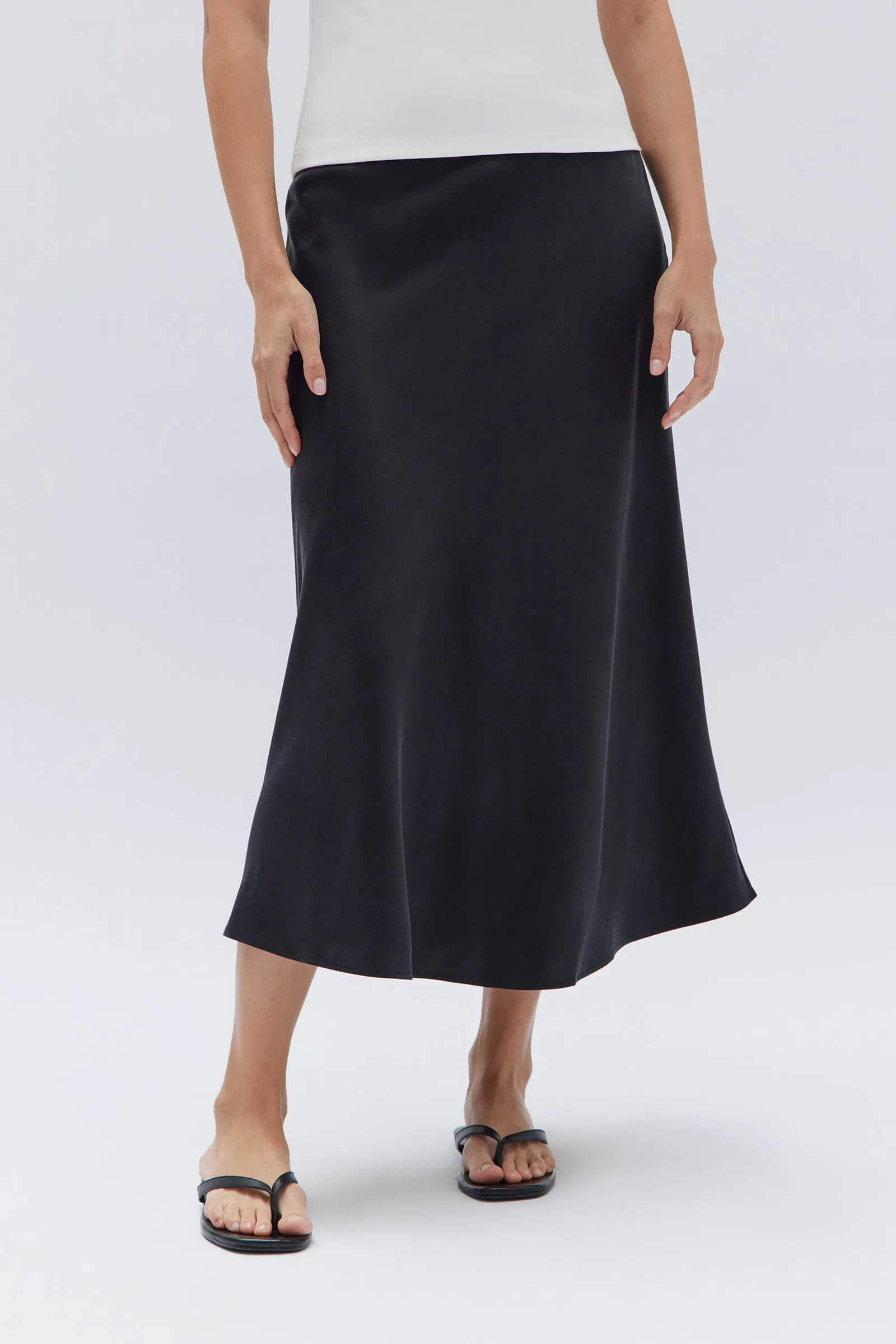 Ena Silk Skirt