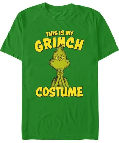 Fifth Sun Men's Grinch Costume Short Sleeve T-Shirt