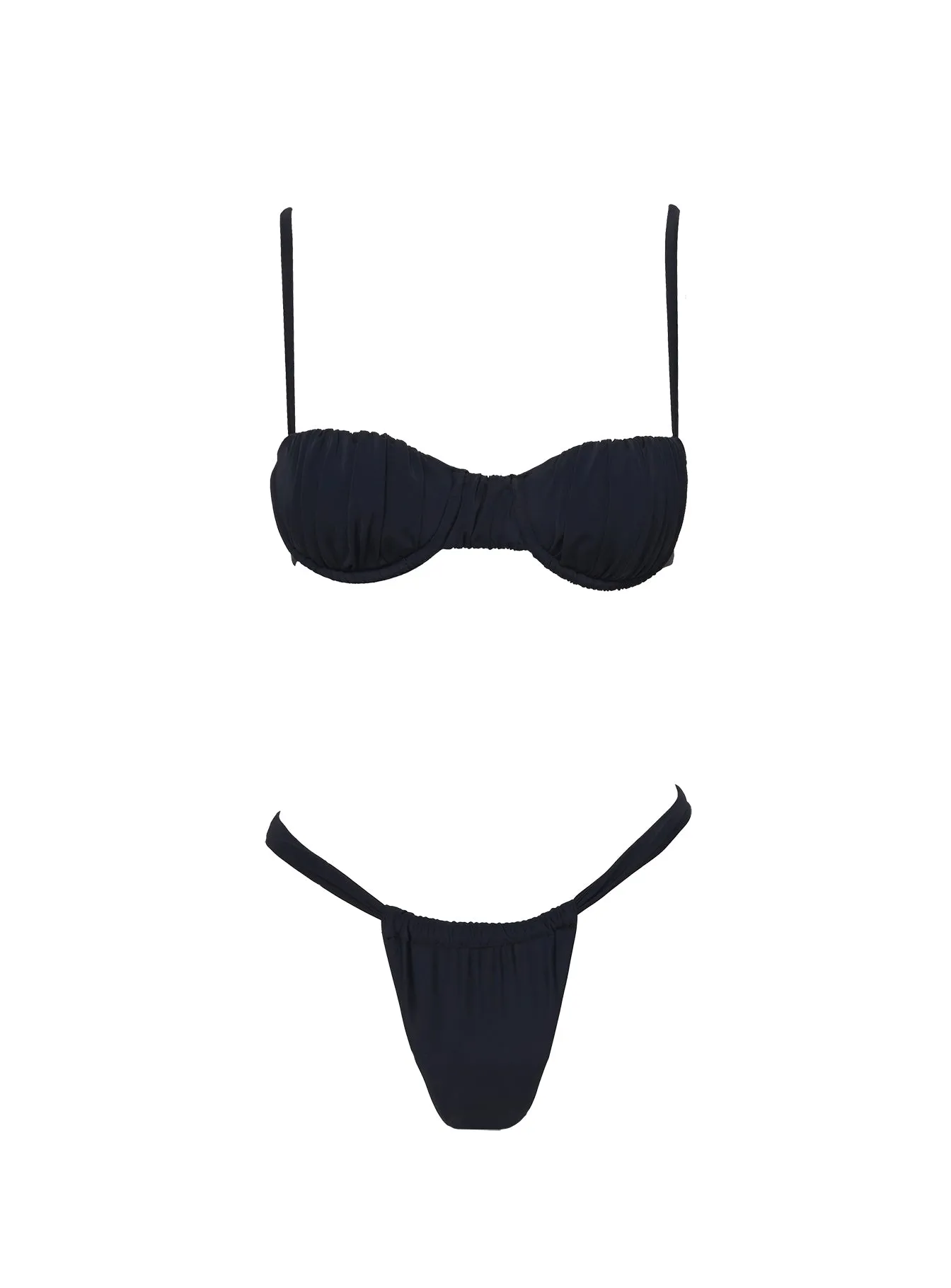 Fleming Underwire Bikini Top Black