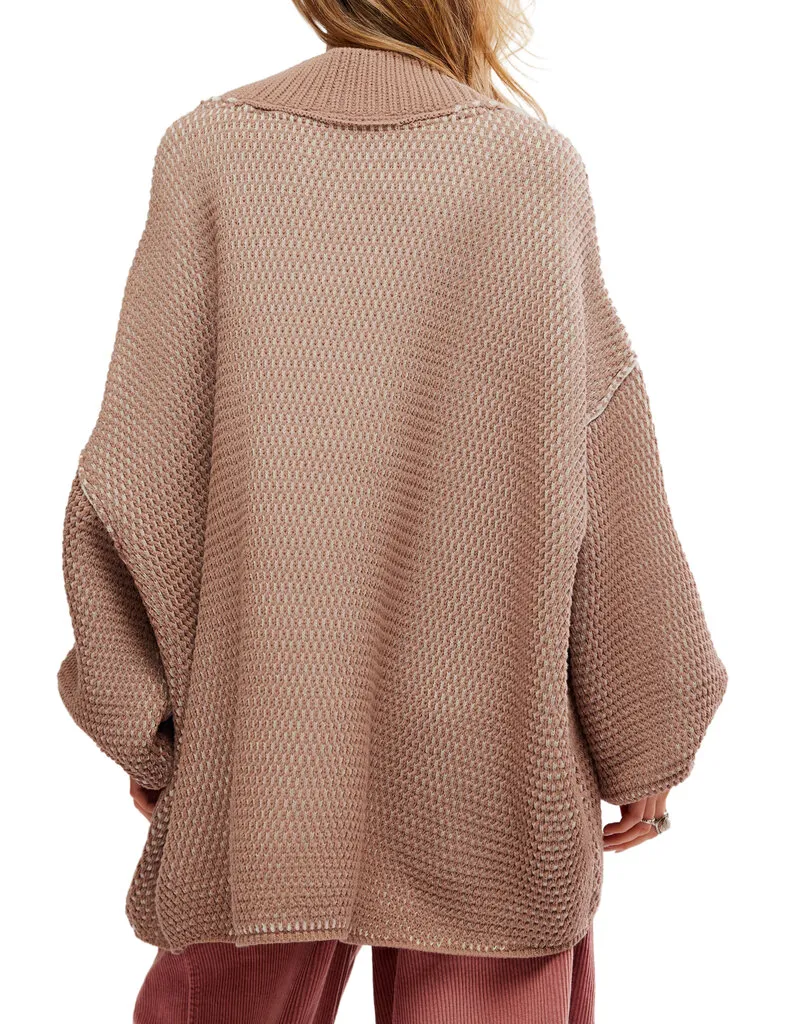 Free People Maisie Sweater - Stucco Combo