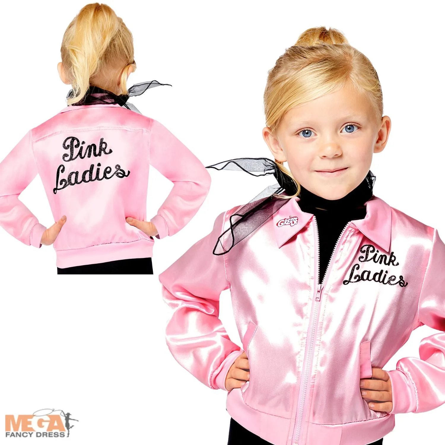 Girls Grease Pink Jacket