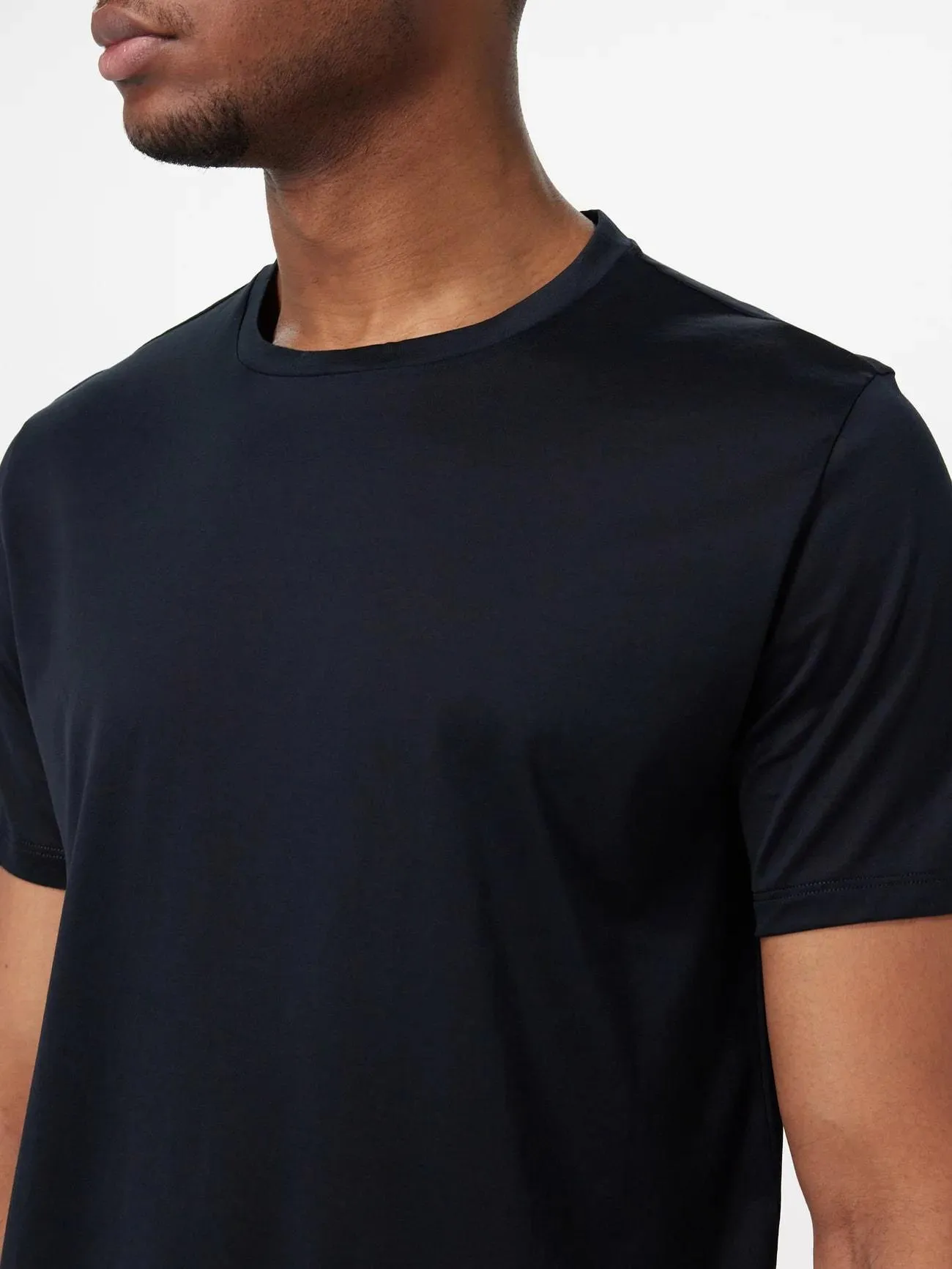 HANRO  |Crew Neck Plain Cotton Short Sleeves Crew Neck T-Shirts