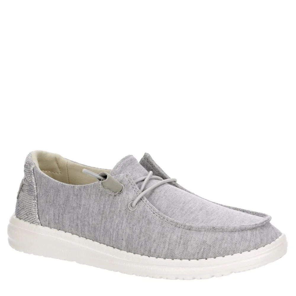 HEYDUDE  WOMENS WENDY KNIT SLIP ON SNEAKER