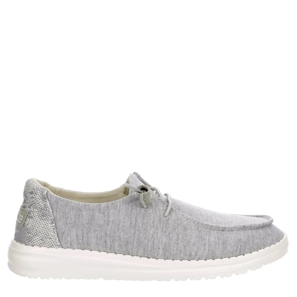 HEYDUDE  WOMENS WENDY KNIT SLIP ON SNEAKER