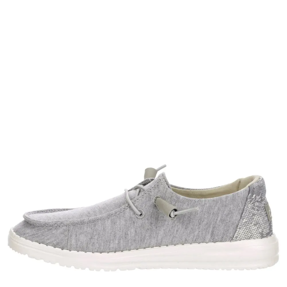 HEYDUDE  WOMENS WENDY KNIT SLIP ON SNEAKER