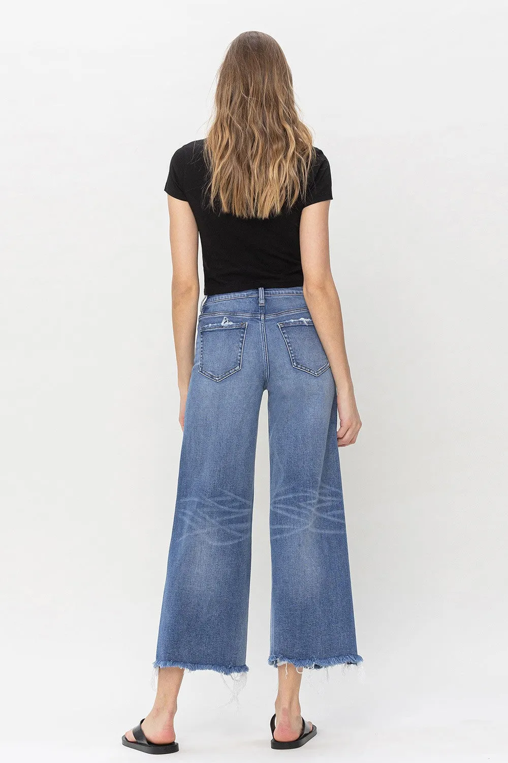 High Rise Wide Leg Jean