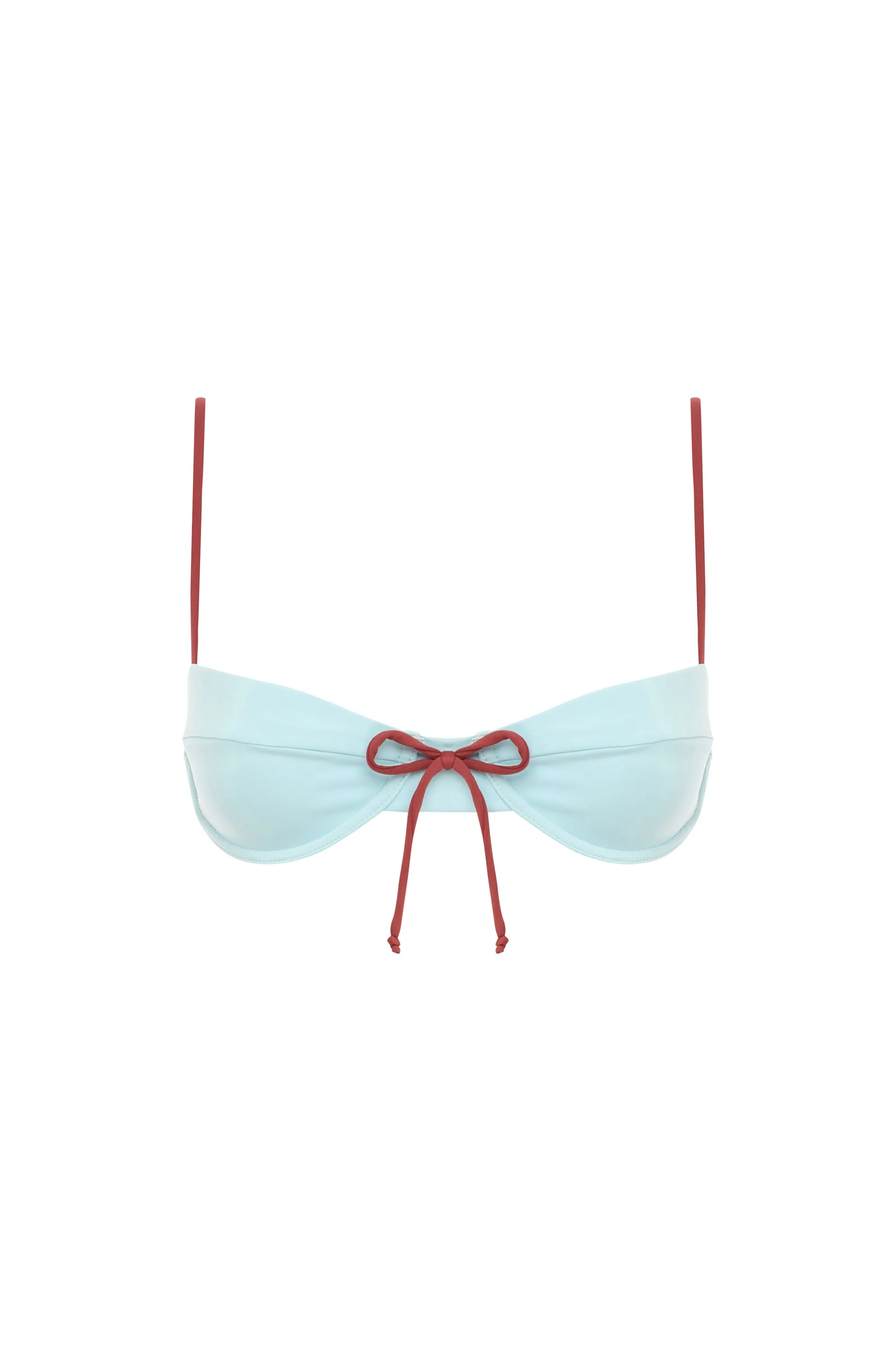 Jeanie Bikini Top | Baby Blue