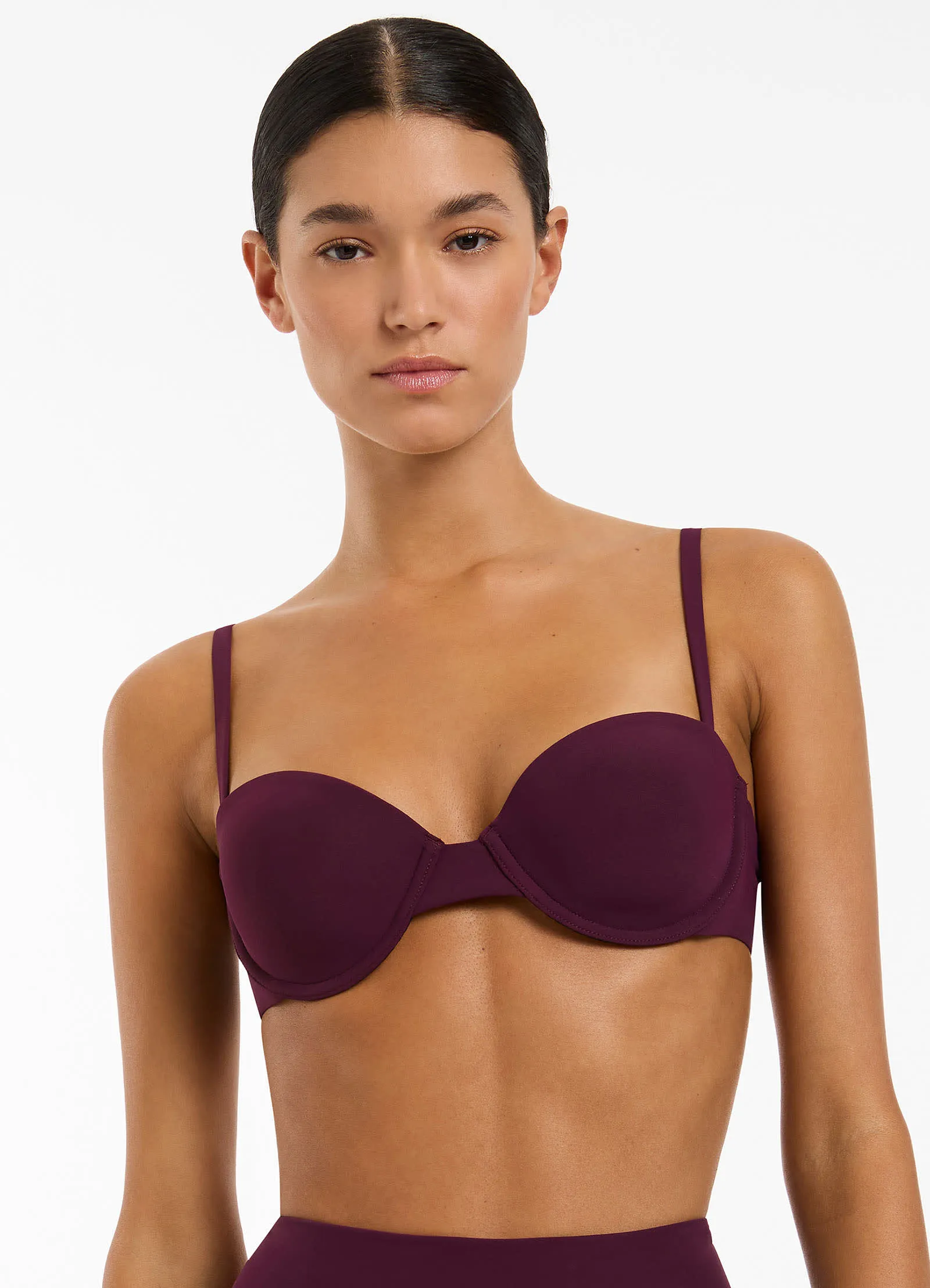 Jetset Moulded Balconette Bikini Top - Port