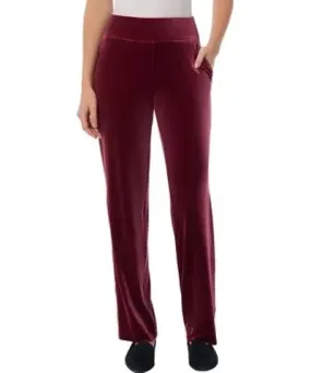 Jones New York Women's Velour Pull On Pants