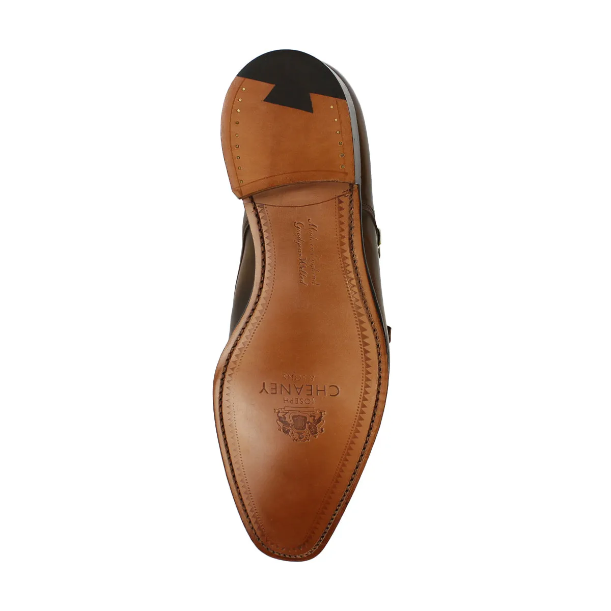 Joseph Cheaney - Tiverton Monk Strap Shoes in Bronzed Espresso