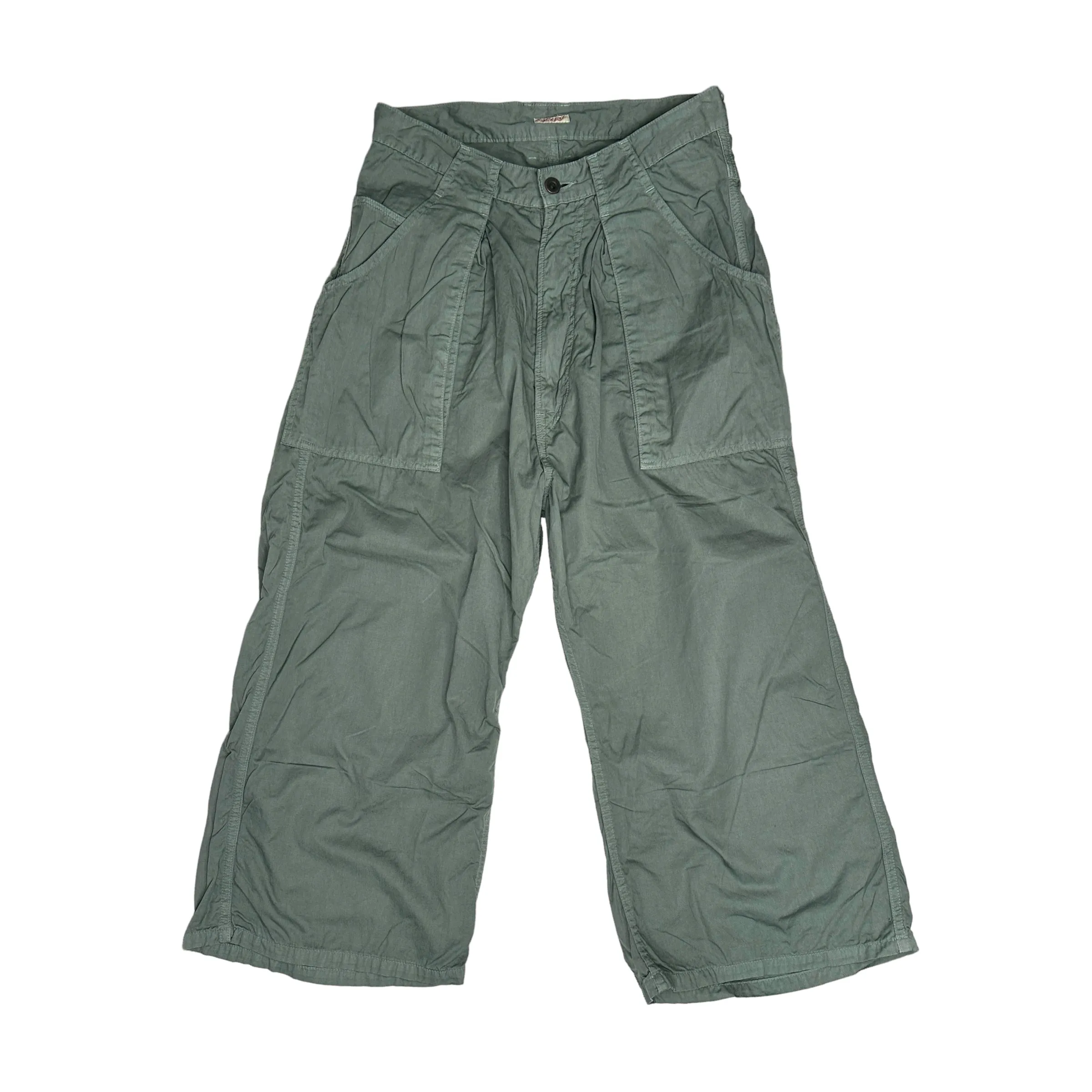 KAPITAL WOMENS WIDE FATIGUE PANTS