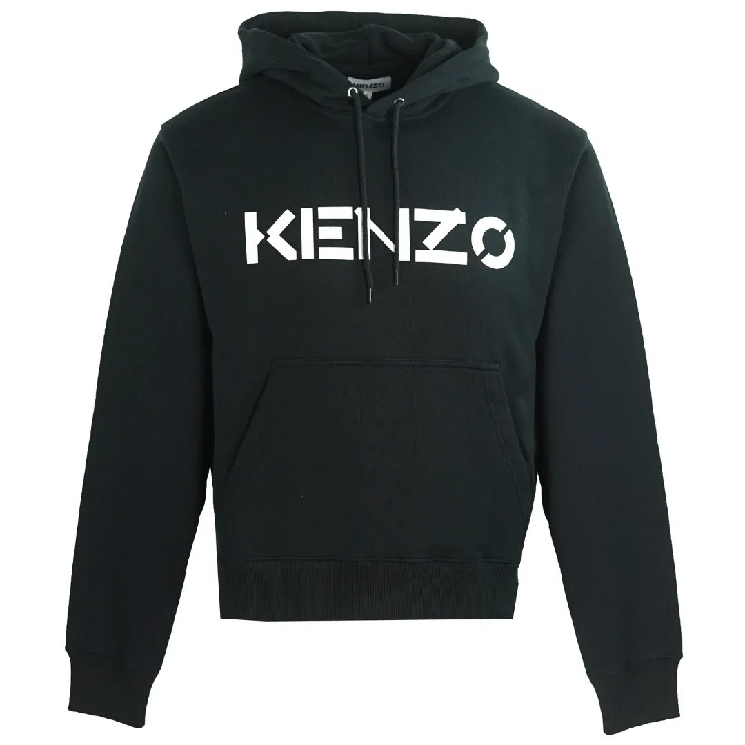 Kenzo Classic Logo Mens Black Hoodie