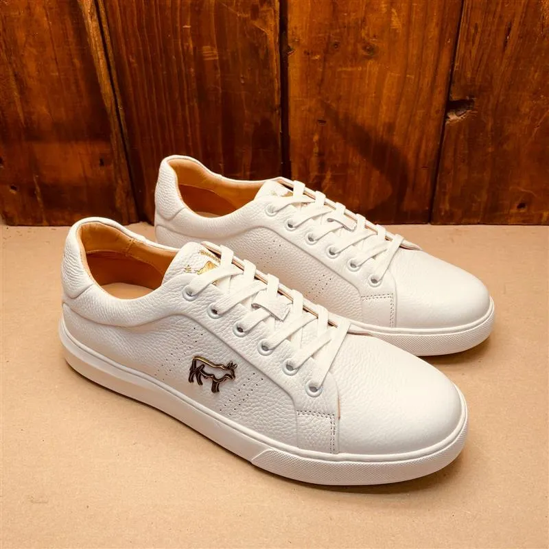 Kingsley Heath S 30 Year Metal Trim Sneaker White/Brass/White