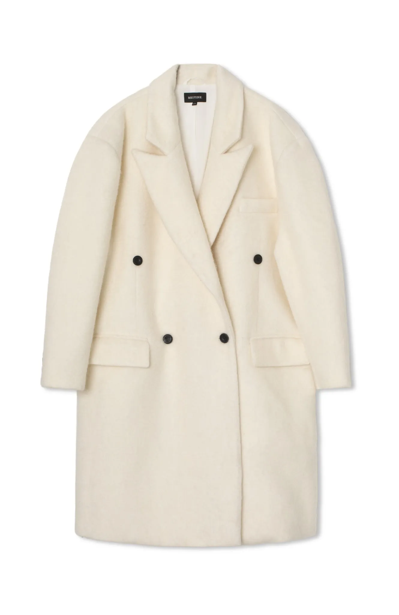 KYLIE MOHAIR COAT - CREME