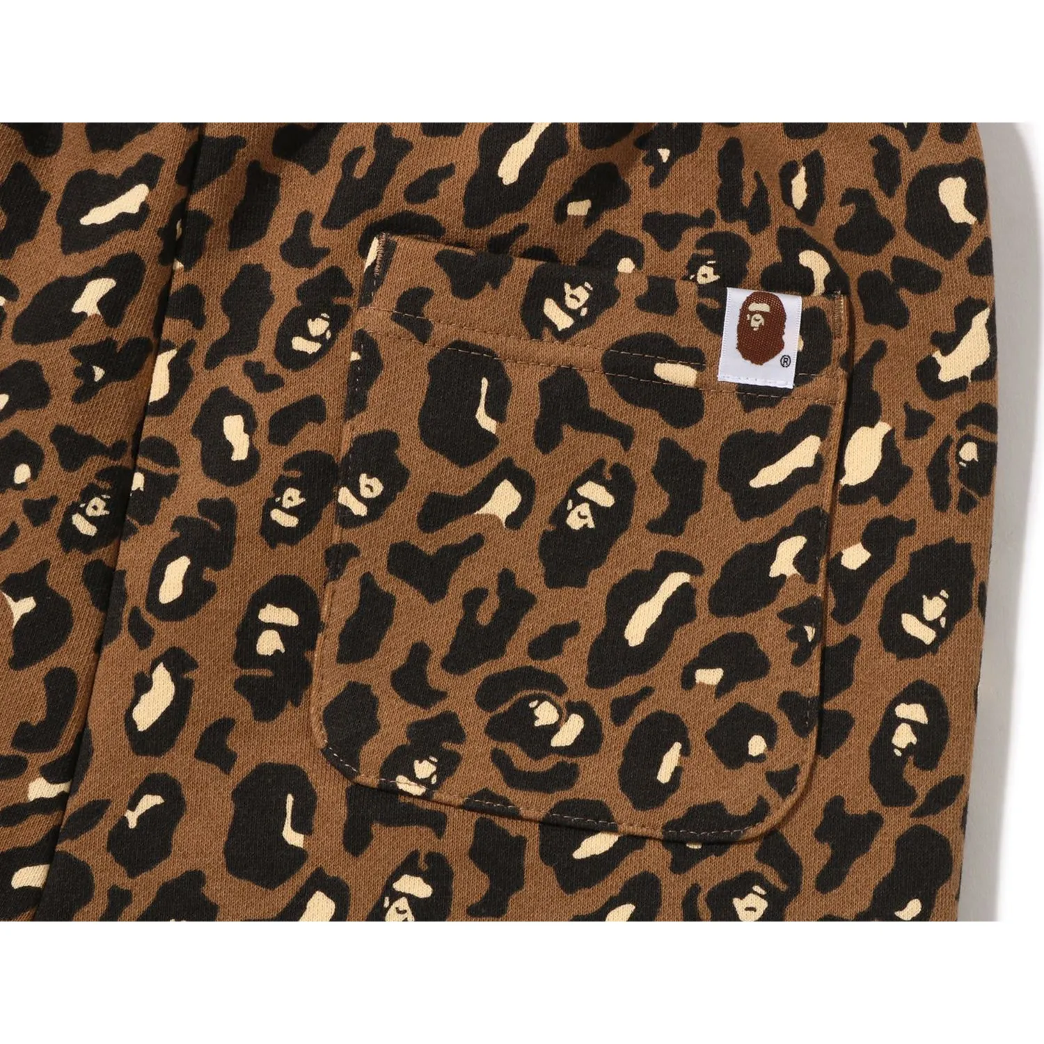 LEOPARD OVERSIZED SWEAT PANTS LADIES